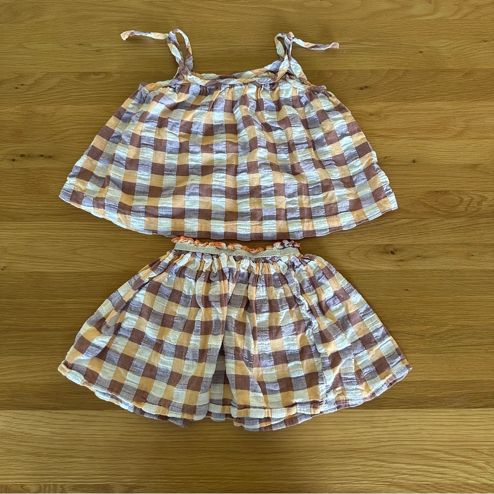 Charming Checkered Kids Set